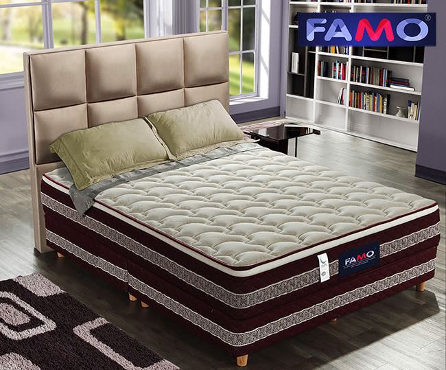 【法国famo】tencel天丝棉 独立筒床垫-单人3.5尺(面包床)